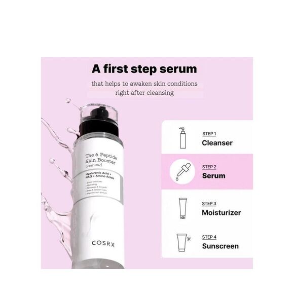 $5β πβCosRX The 6 Peptide Skin Booster SERUM π - Picture 5 of 8
